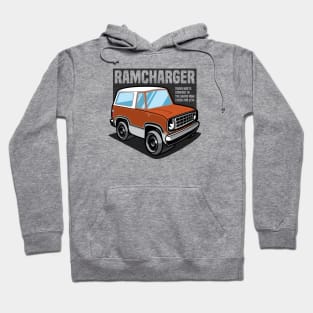 Bronze Metallic Ramcharger (White-Based) - 1974 Hoodie